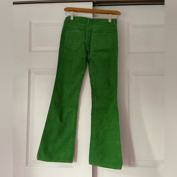 NWT Gymboree Green Front Bow Ribbon Corduroy Flare Pangs - Picture 6 of 6